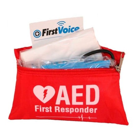 Think Safe First Voice Basic AED Responder Kit with Nylon Bag V18112